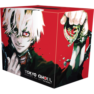 ภาพสินค้า Tokyo Ghoul Complete Box Set แสดงกล่องและชุดมังงะจาก VIZ Media
