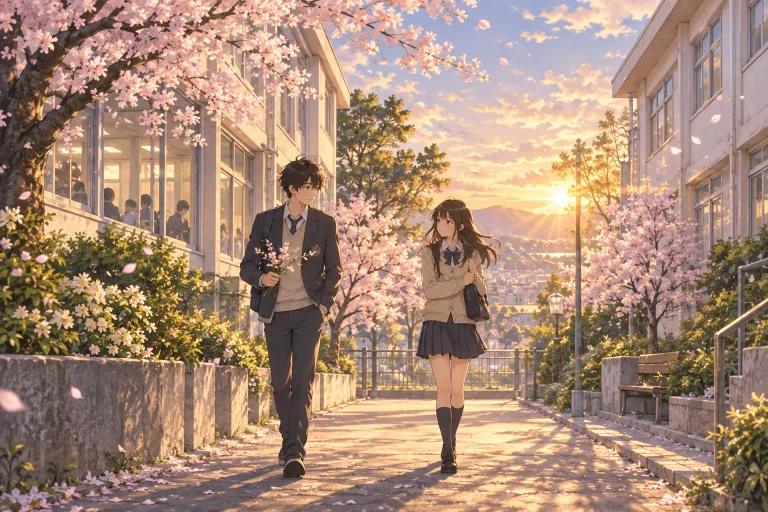 ภาพประกอบสร้างขึ้นสำหรับอันดับ 3 จาก Oricon: The Fragrant Flower Blooms with Dignity