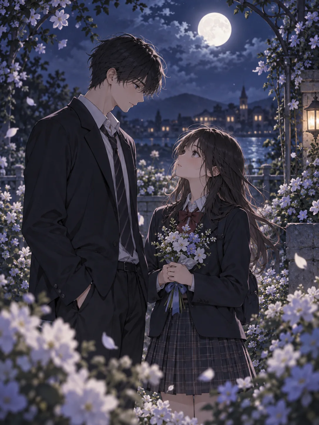 ภาพประกอบสร้างขึ้นสำหรับอันดับ 3 จาก Oricon: The Fragrant Flower Blooms with Dignity