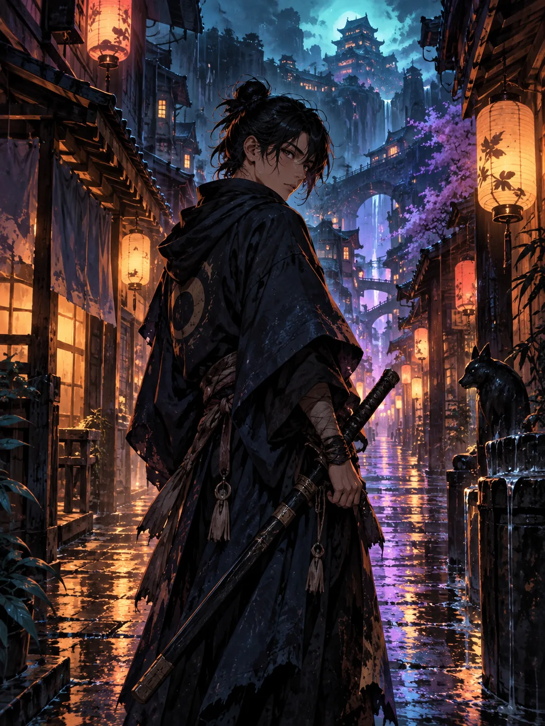 ภาพประกอบสร้างขึ้นสำหรับอันดับ 4 จาก Oricon: Kagurabachi