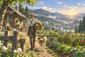 ภาพประกอบสร้างขึ้นสำหรับอันดับ 8 จาก Oricon: Farming Life in Another World